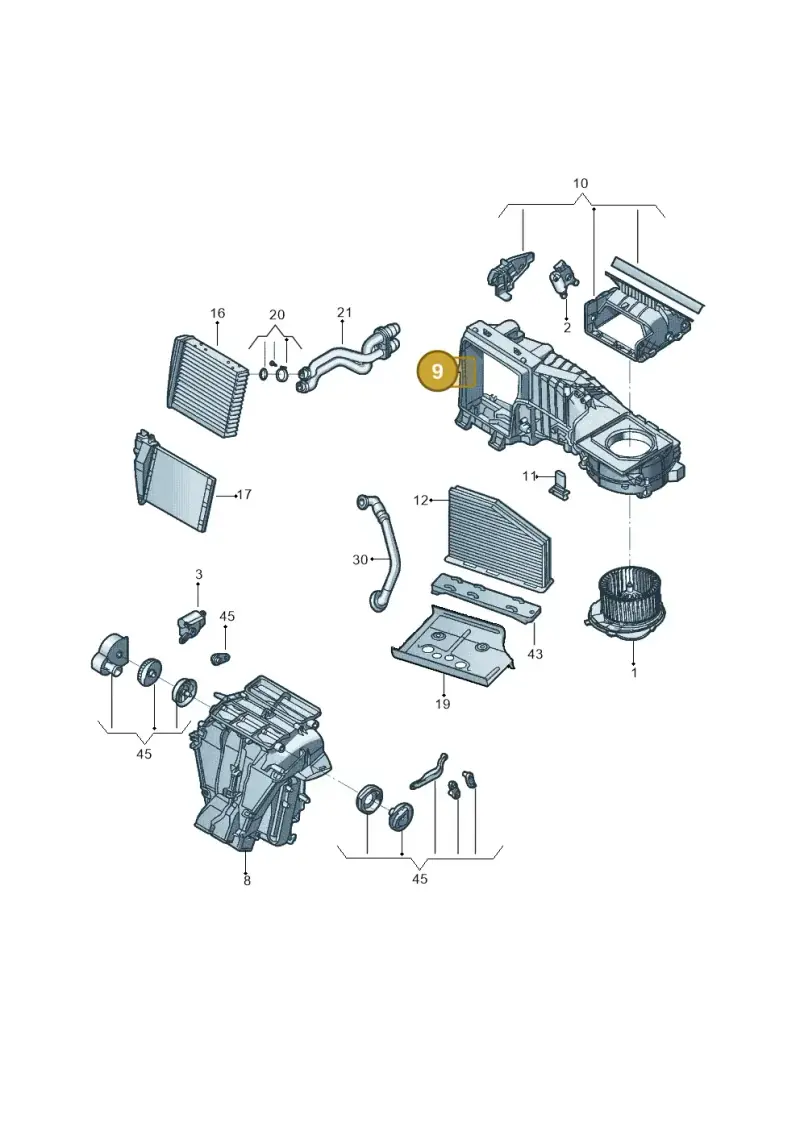 5C1898063A — Volkswagen Beetle (2016-2019) diagram 801819200, position 9