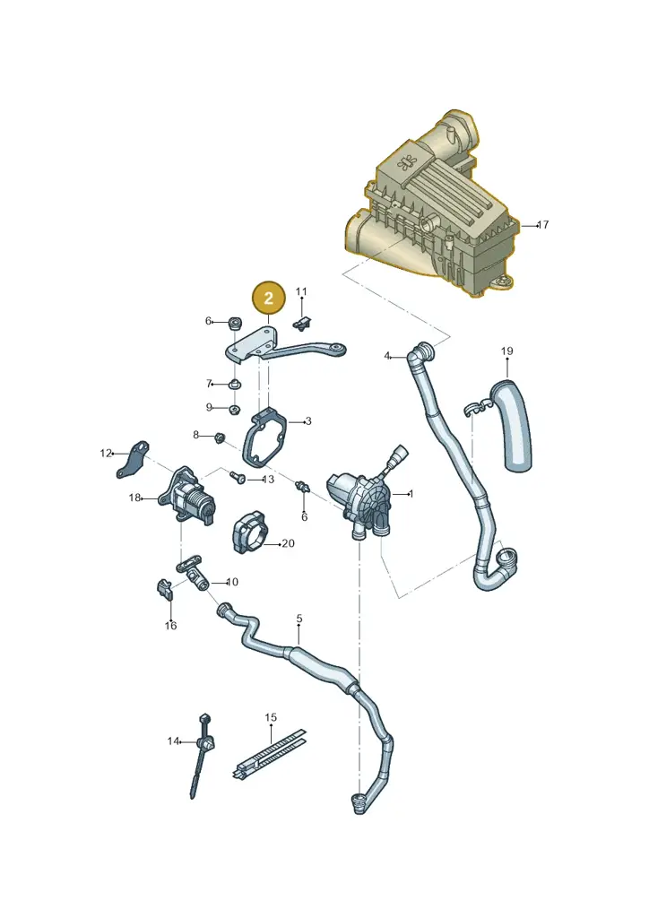 5C5906617B — Volkswagen Beetle (2016-2019) diagram 801131000, position 2