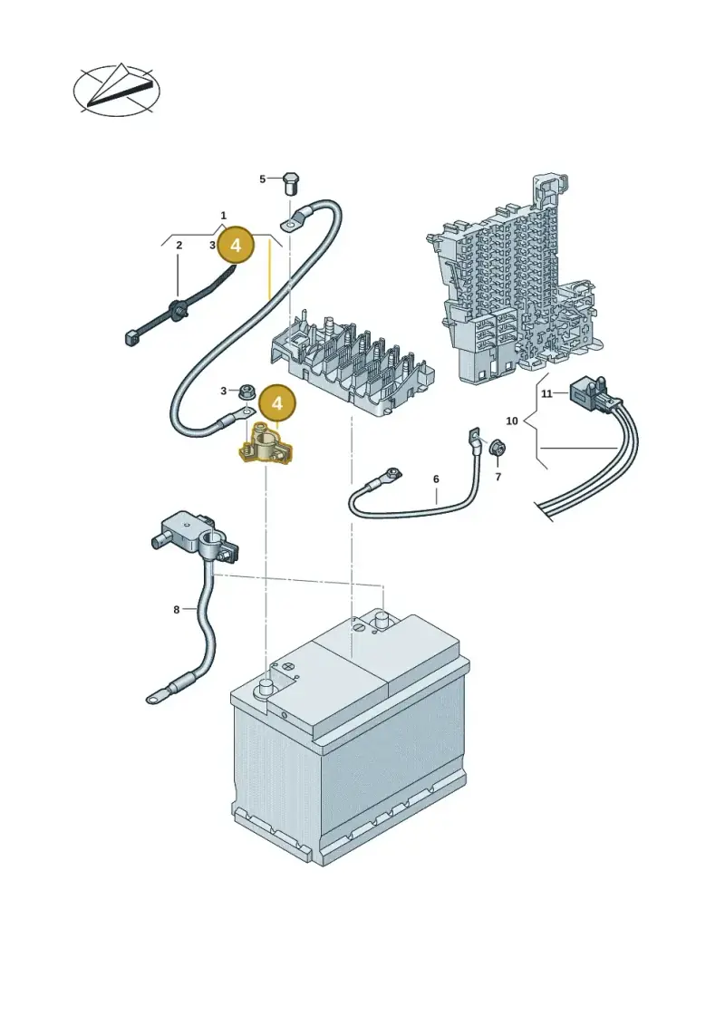 5C6915135A — Volkswagen ID.7 Limousine Pro (2023-) diagram 11a971005, position 4