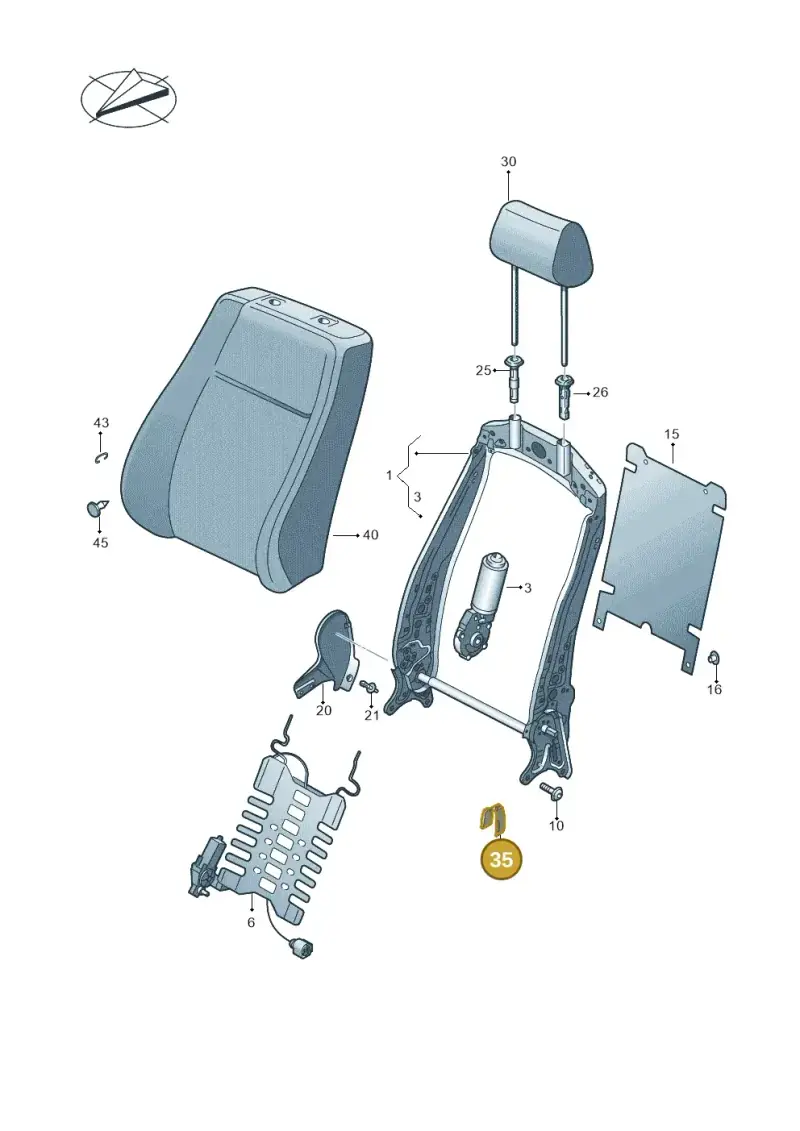 5C6971882 — Volkswagen Amarok twin cab (2022-) diagram 894881550, position 35