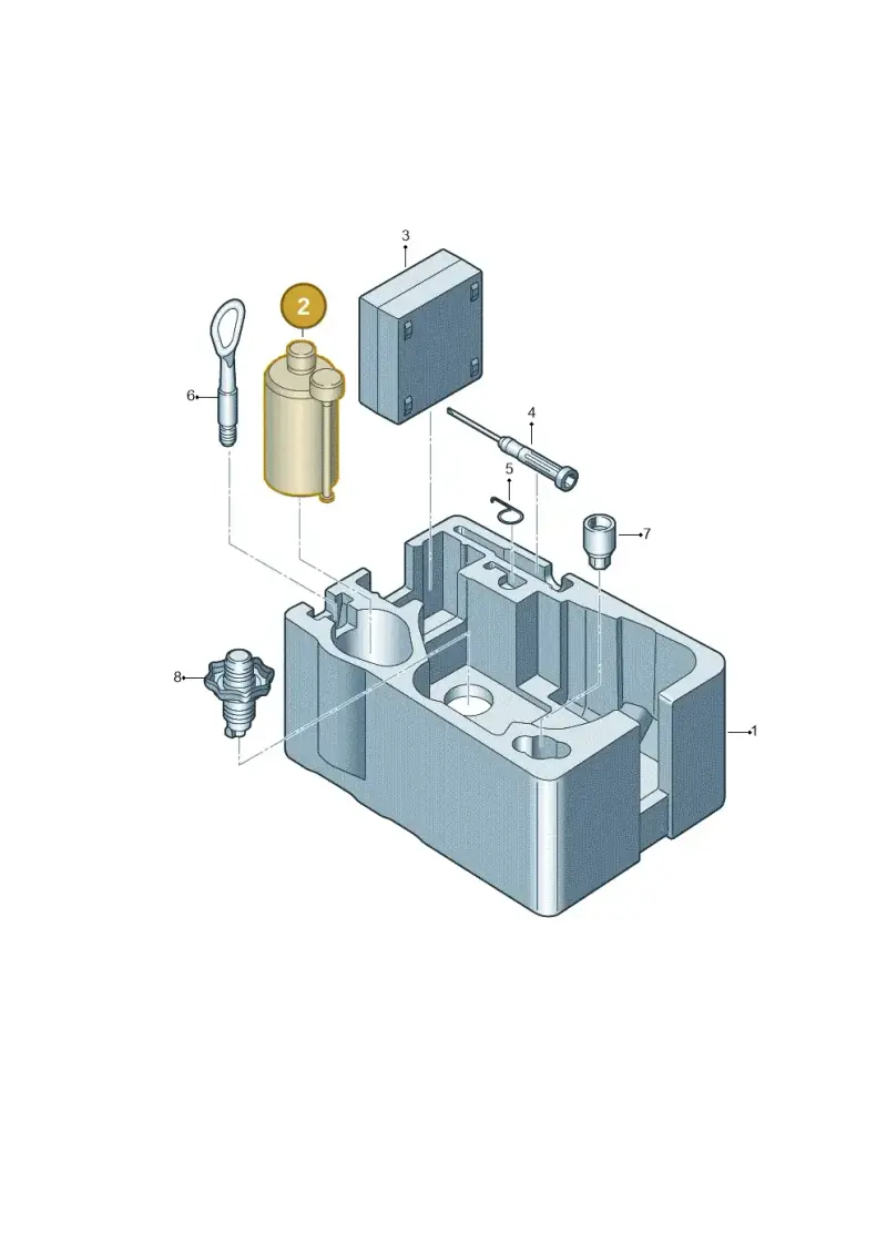 5G0012619 — Volkswagen T-Cross 1,0 (2018-2024) diagram 587012002, position 2
