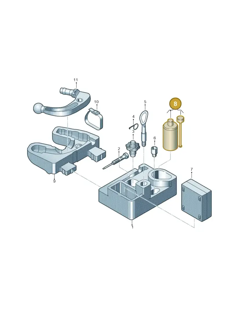 5G0012619 — Volkswagen Taigo (2021-2024) diagram 837012010, position 8