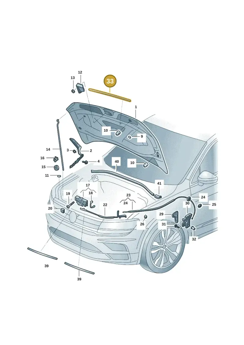 5G0823707 — Volkswagen Lavida XR (2023-) diagram 67c823000, position 33