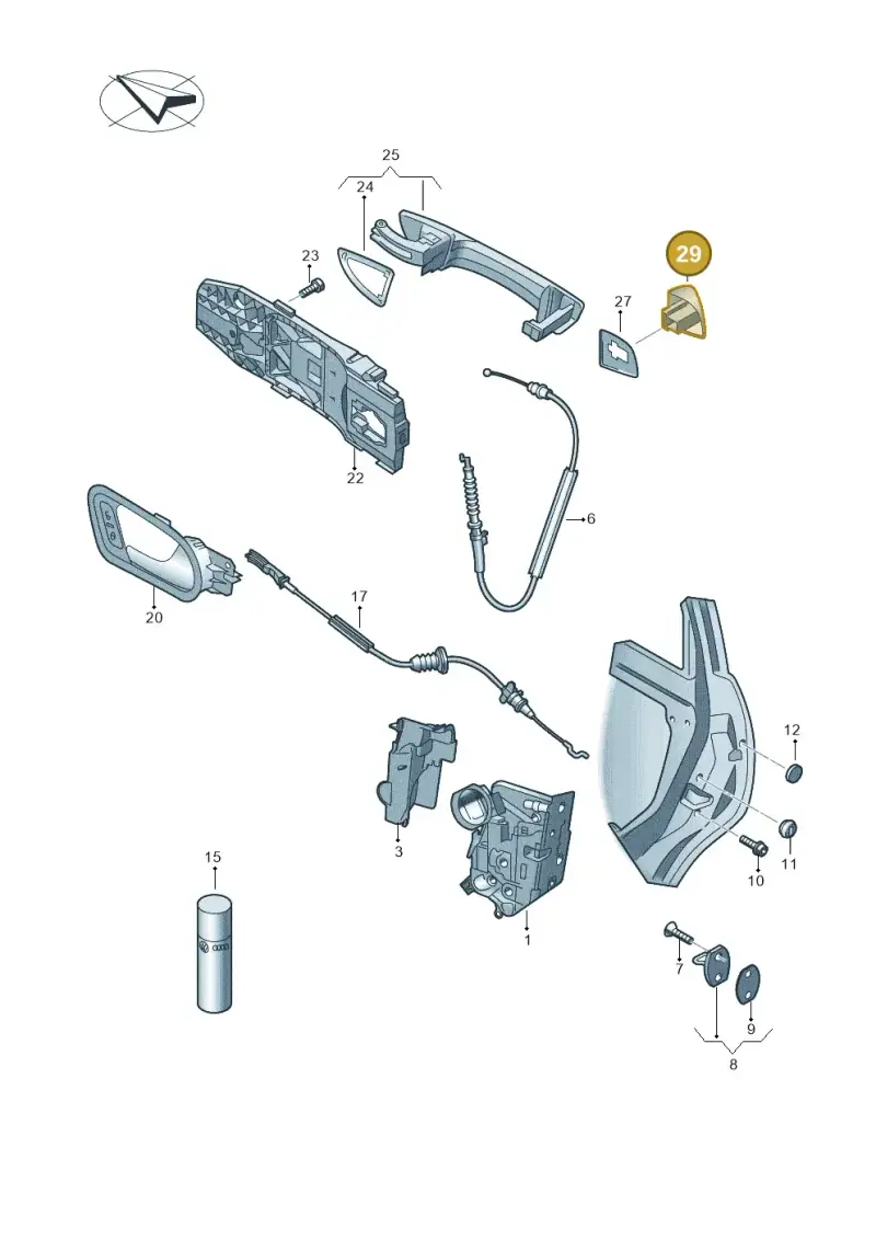 5G0839168E3FZ — Skoda Fabia (2021-) diagram 649839000, position 29