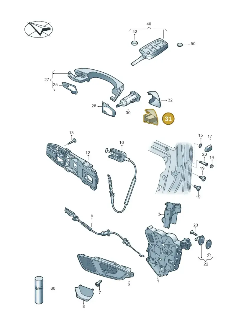 5G0839168E3FZ — SEAT Ateca (2016-) diagram 754837000, position 31