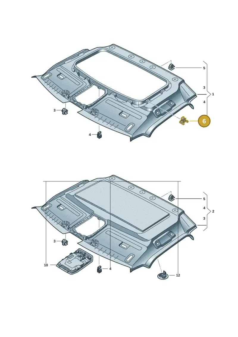 5G0867289A — Volkswagen Multivan (2021-) diagram 7t0867600, position 6