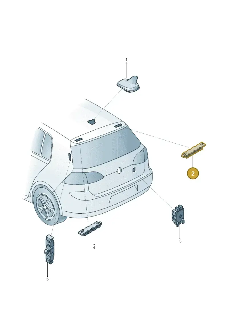 5G6035577E — Volkswagen Golf (2015-2019) diagram 867035010, position 2