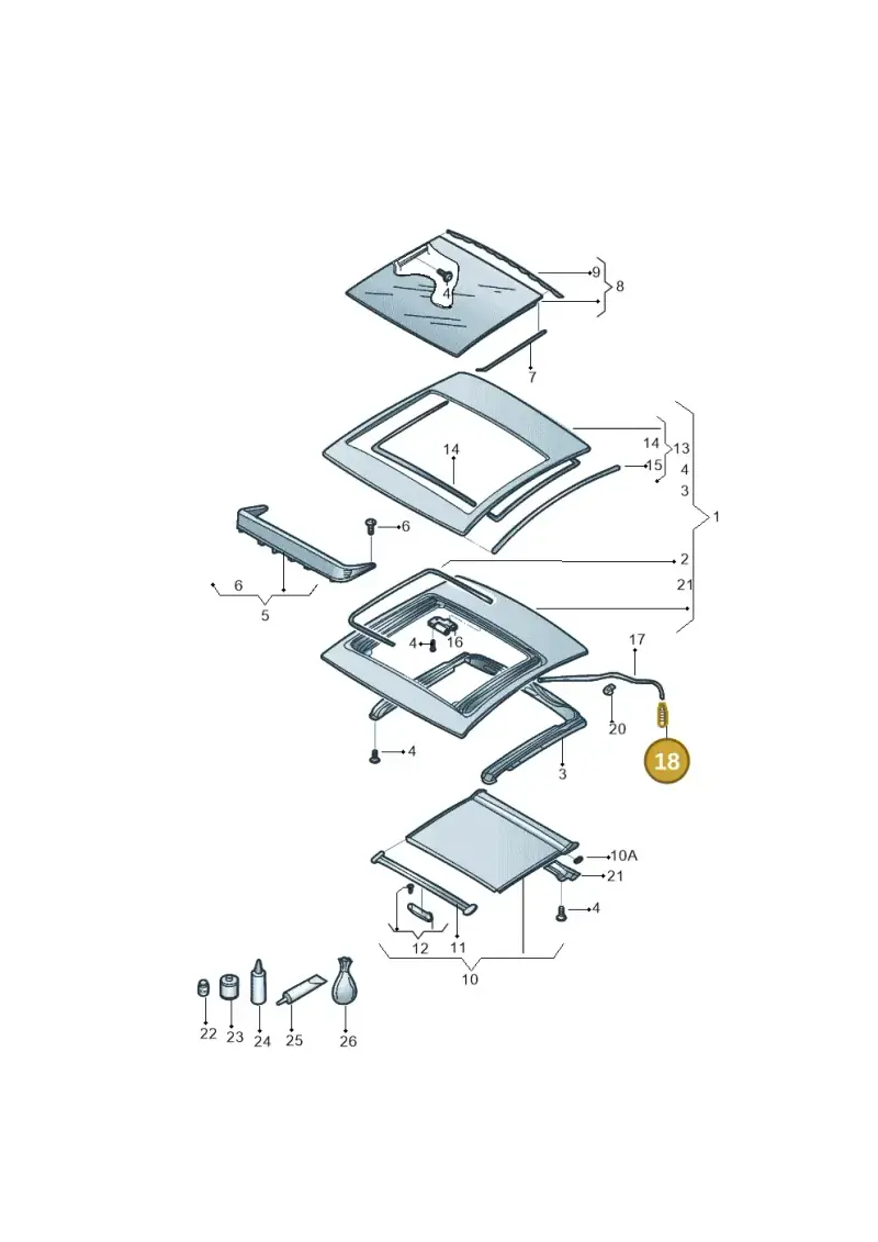 5G6877236 — Volkswagen Beetle (2016-2019) diagram 801877000, position 18