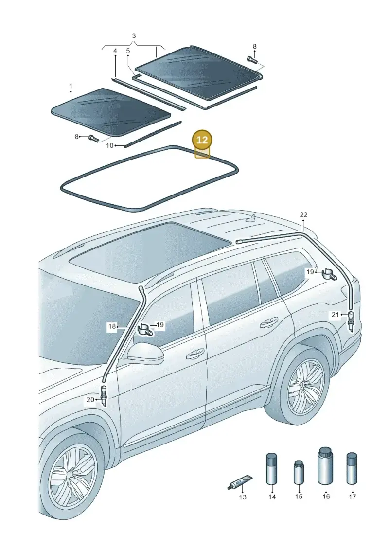 5G9877459A — Volkswagen Atlas Cross Sport (2023-) diagram 829877000, position 12