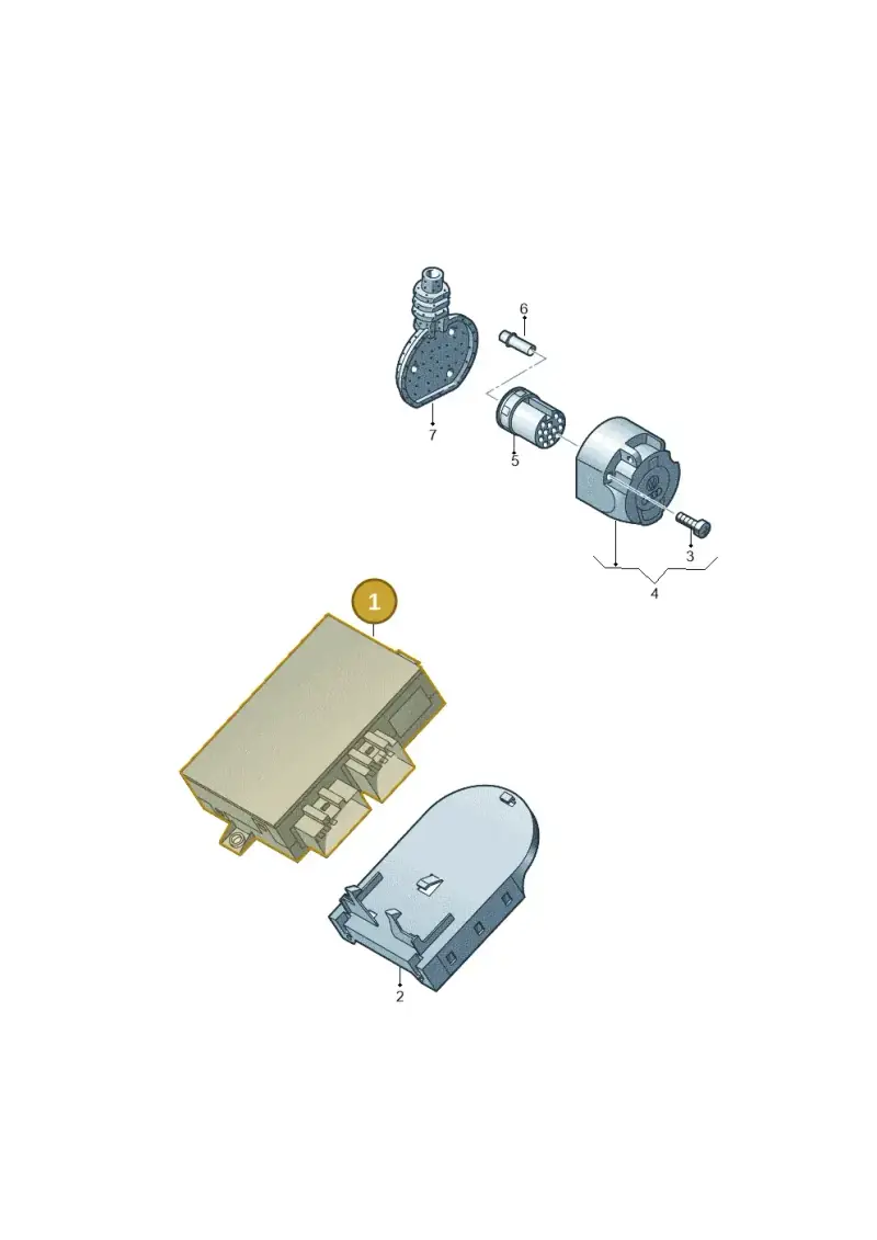 5H0907383C — Volkswagen Transport. multivan (2019-2024) diagram 861945550, position 1