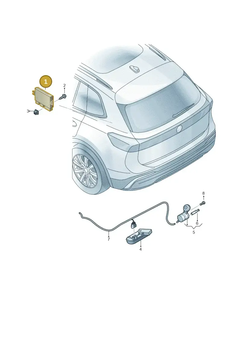 5H2907383D — Volkswagen Tiguan 2.0 (2023-) diagram 57x945055, position 1
