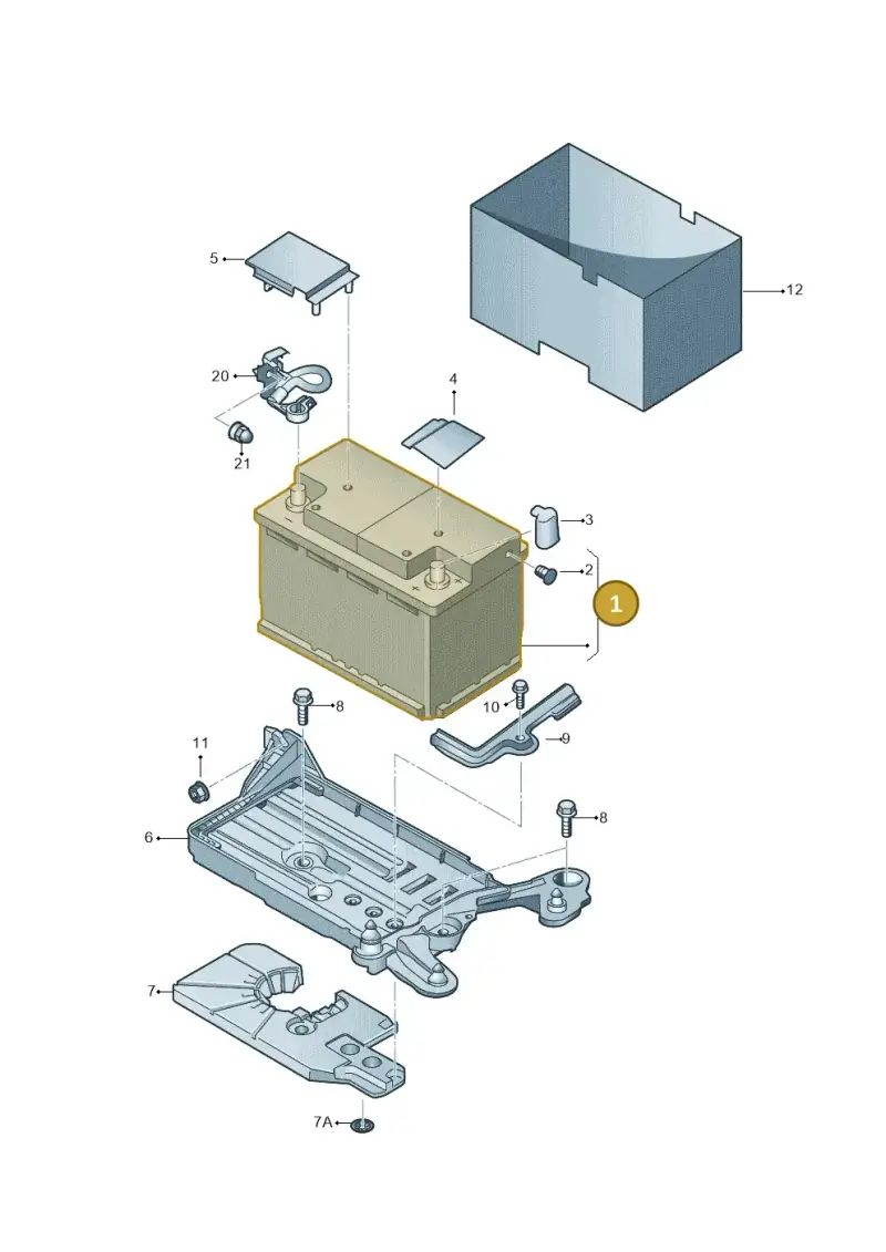 5K0915105E — Skoda Kodiaq (2016-2024) diagram 804915000, position 1
