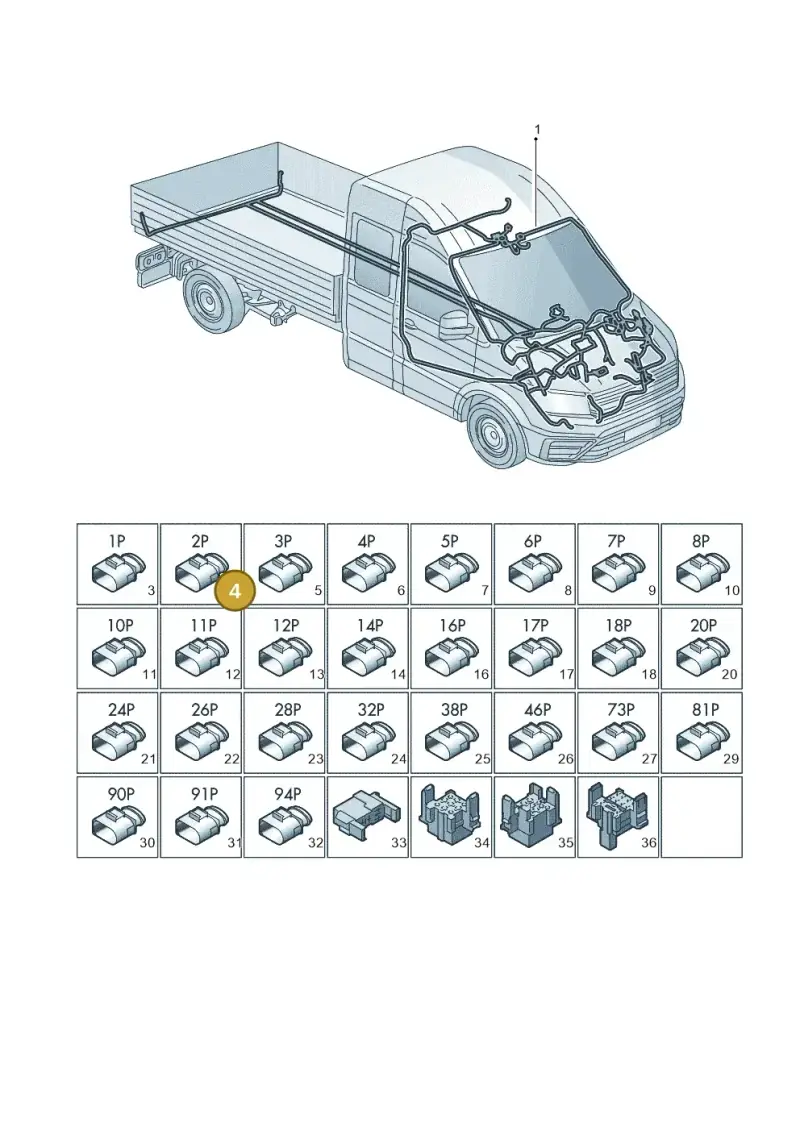 5K0971582 — Volkswagen MAN TGE 35 (2016-2021) diagram 807971080, position 4