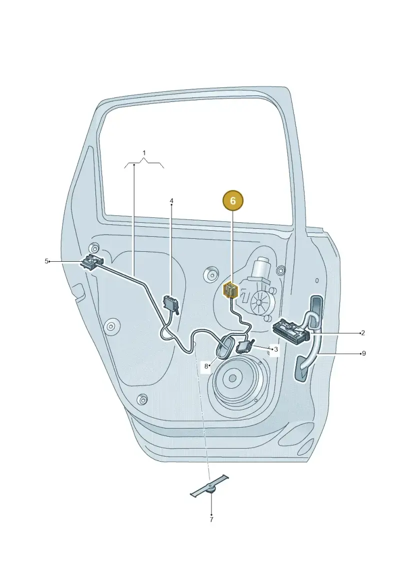 5K0972708 — Volkswagen Taigo (2021-2024) diagram 773972400, position 6