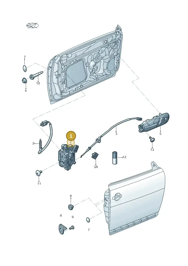 5K2837015B — Volkswagen New beetle (2011-2016) diagram 715837000, position 1