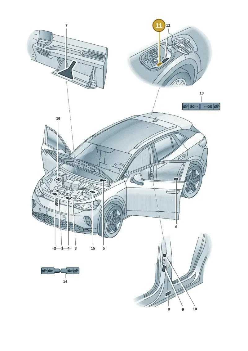 5KE010006A — Volkswagen ID.UNYX (2024-) diagram 11a010000, position 11
