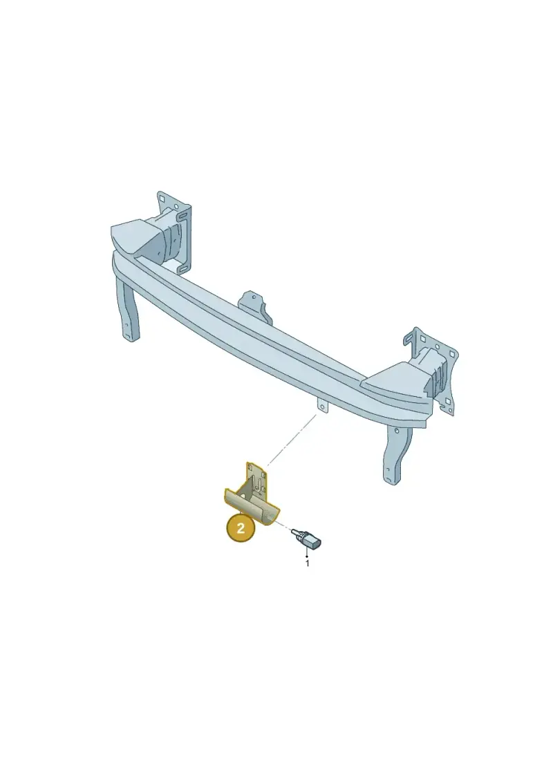 5M0820536A — Volkswagen Golf 2.0 (2016-2020) diagram 2gk819500, position 2
