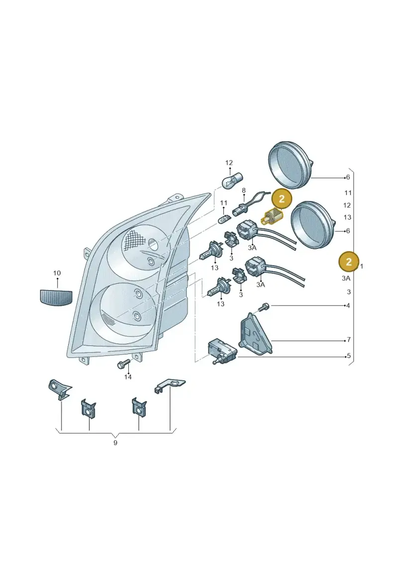 5M0941109A — Volkswagen Crafter 35 panel (2011-2016) diagram 483941000, position 2