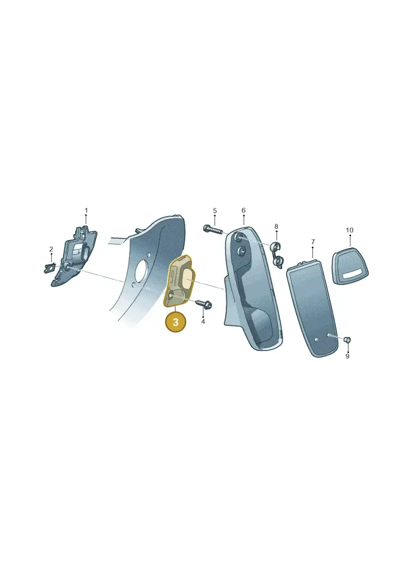 5M2857371D — Volkswagen Golf Plus (2011-2014) diagram 459857150, position 3