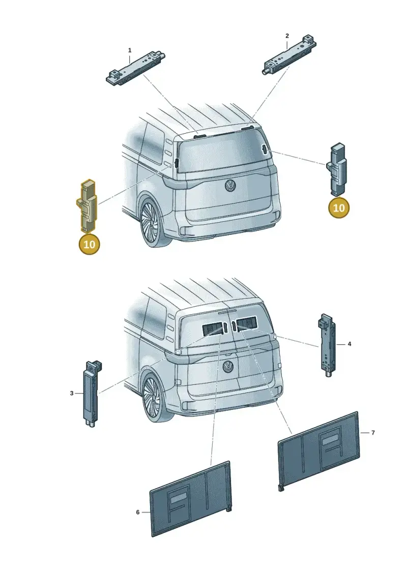 5N0035570 — Volkswagen ID. Buzz (2022-2025) diagram 15a035202, position 10