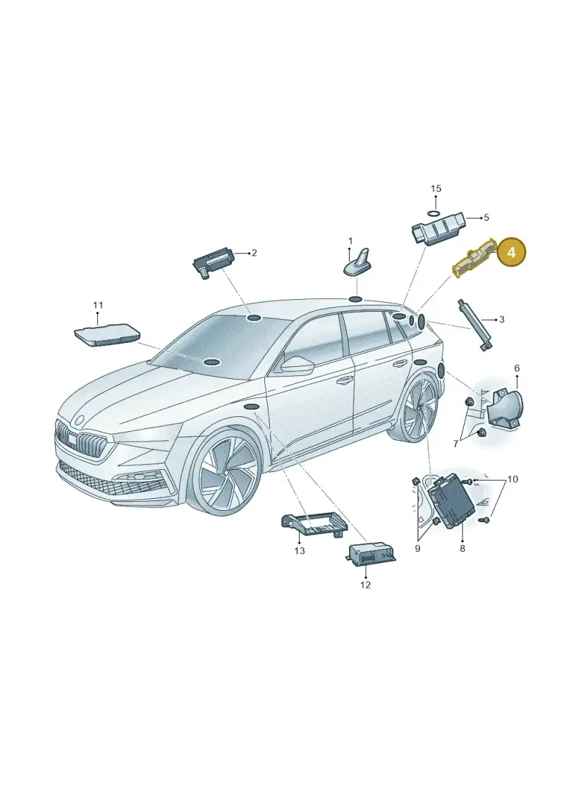 5N0035570 — Skoda Kamiq (2019-2020) diagram 584035040, position 4