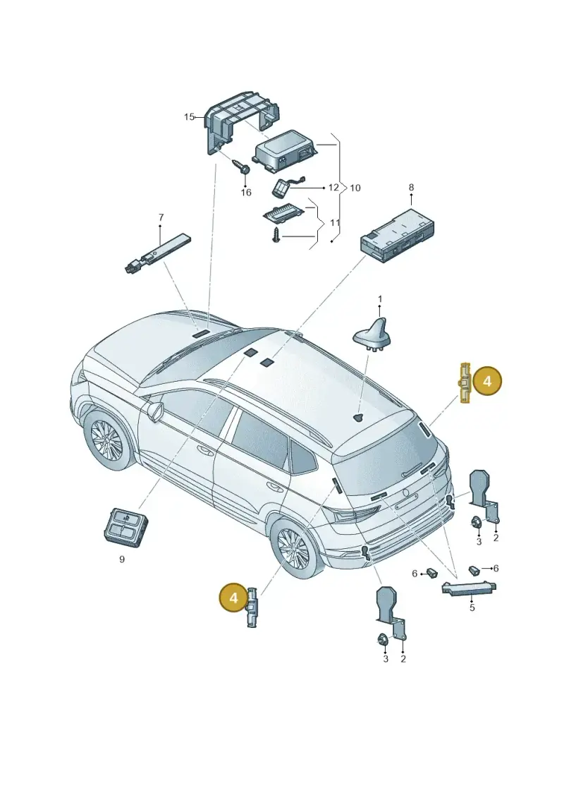 5N0035570 — Skoda Kodiaq (2024-2024) diagram 804000140, position 4
