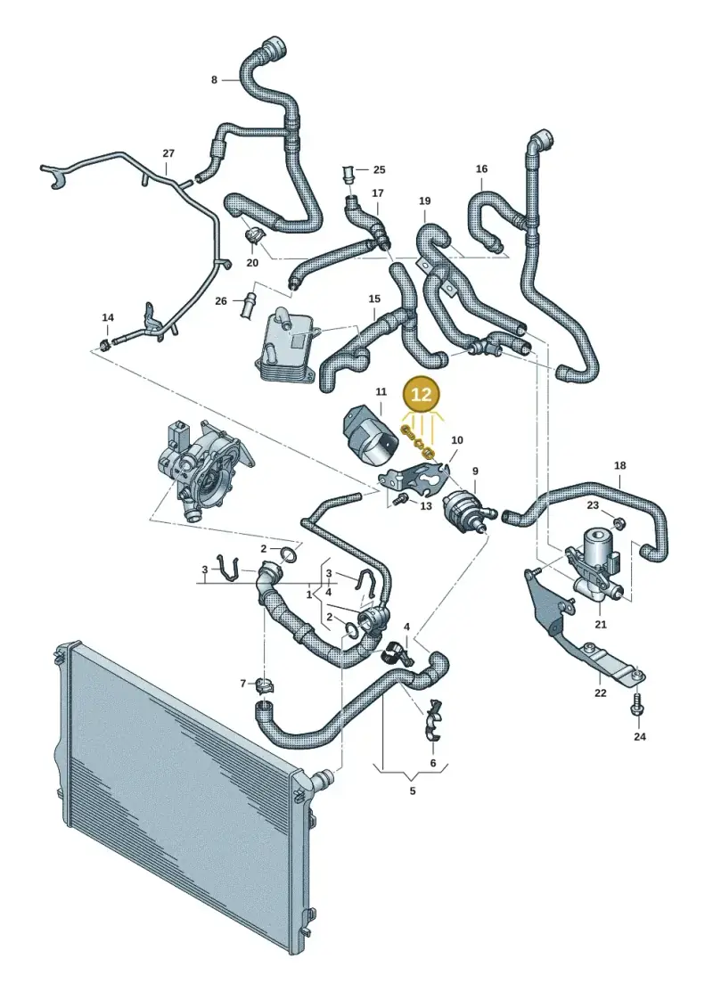 5N0198093 — Volkswagen Multivan (2021-) diagram 7t0121420, position 12