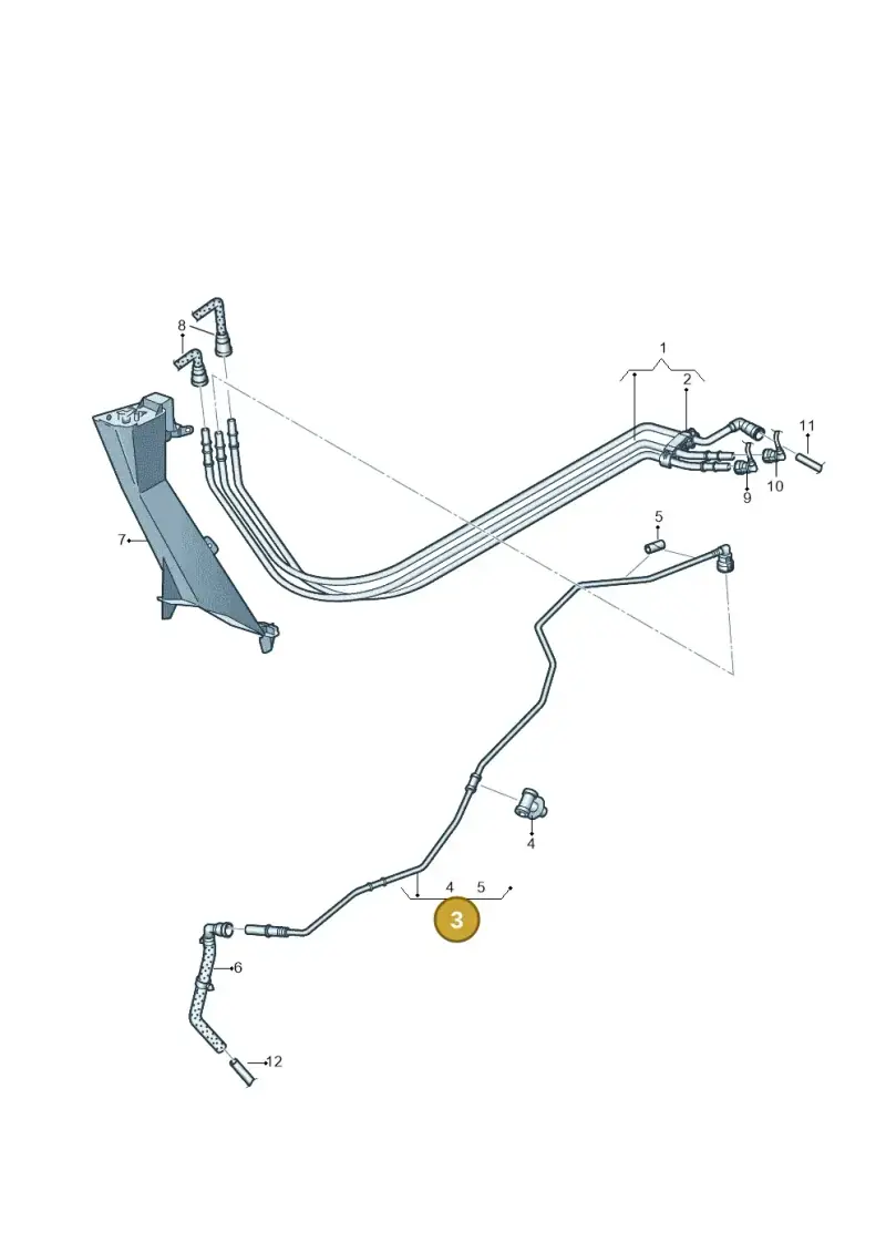 5N0201418J — Volkswagen Tiguan 4Motion (2011-2018) diagram 719201200, position 3