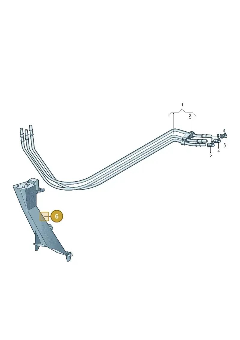 5N0201973B — Volkswagen Tiguan 4Motion (2011-2018) diagram 719201150, position 6