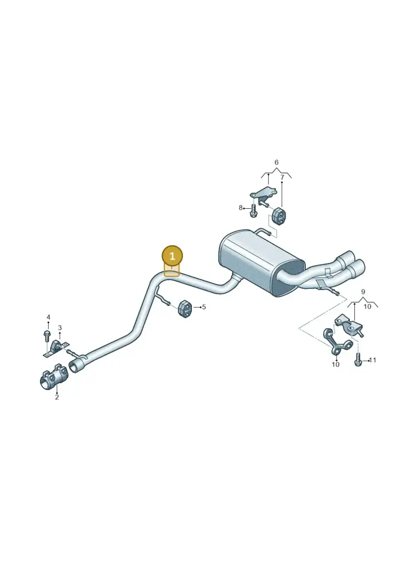 5N0253609Q — Volkswagen Tiguan (2011-2018) diagram 719253930, position 1