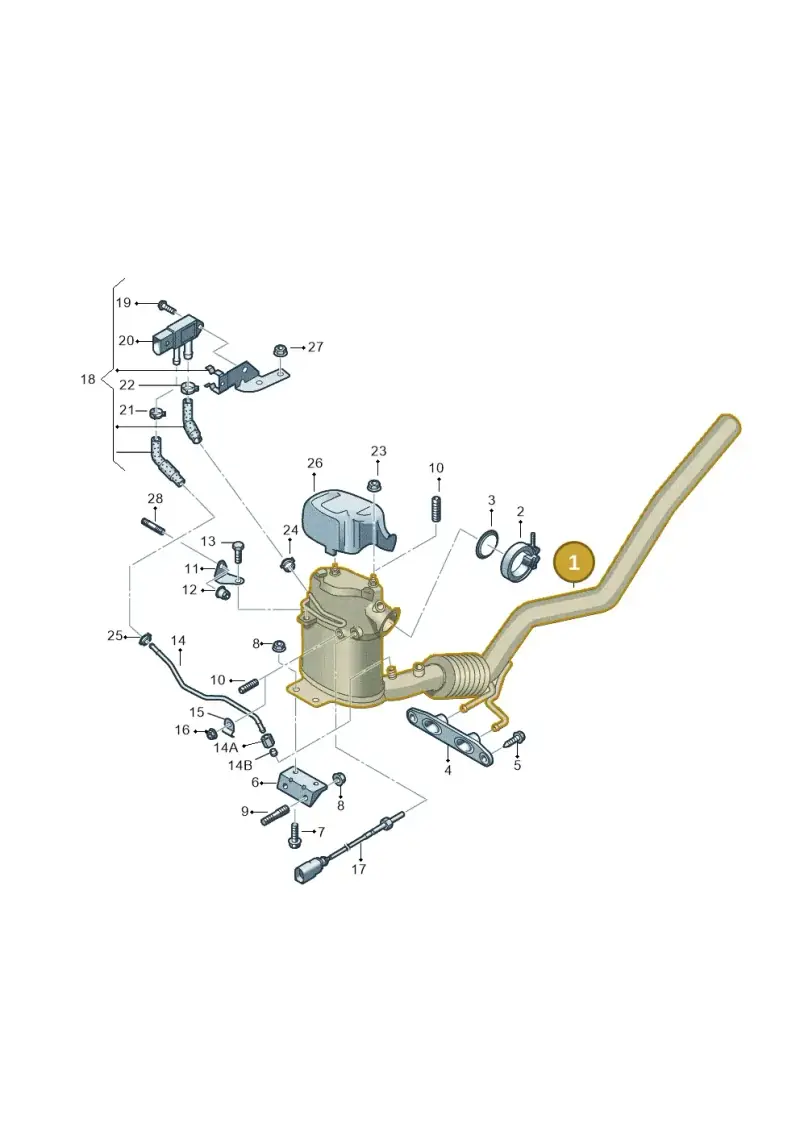 5N0254700NX — Audi Q3 quattro (2011-2015) diagram 649253700, position 1