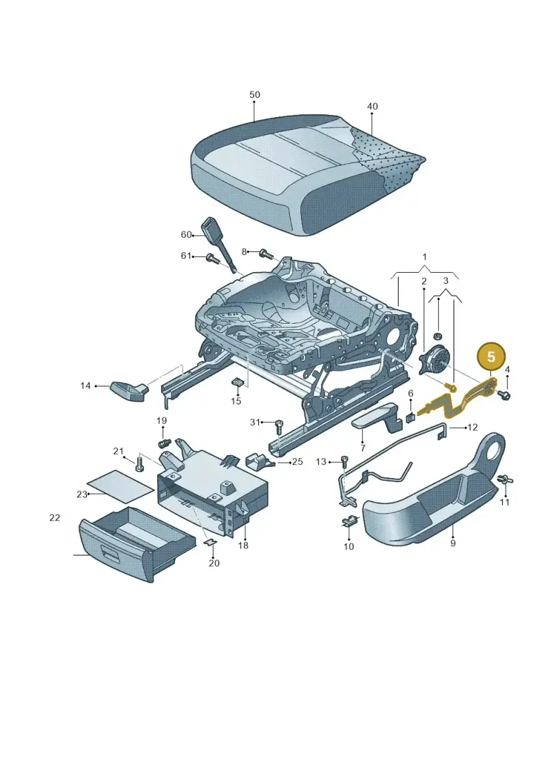 5N0881092 — Volkswagen TIGUAN                 08> (2007-) diagram 634881000, position 5