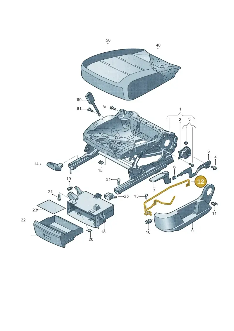 5N0881559 — Volkswagen TIGUAN                 08> (2007-) diagram 634881000, position 12