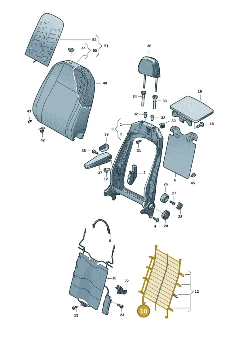 5N0881703 — Volkswagen ID.Buzz (2022-) diagram 15a881500, position 10