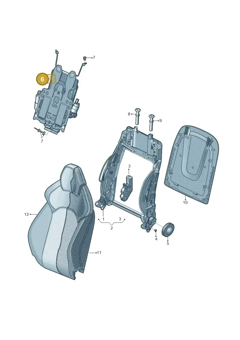 5N0881880G — Audi RS6 Avant (2013-2018) diagram 758881500, position 6