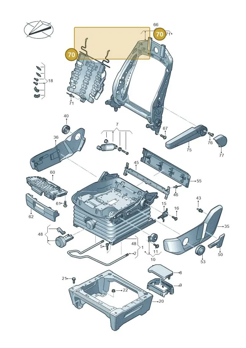 5N0881880H — Volkswagen E-Crafter 35 (2018-2024) diagram 599881080, position 70