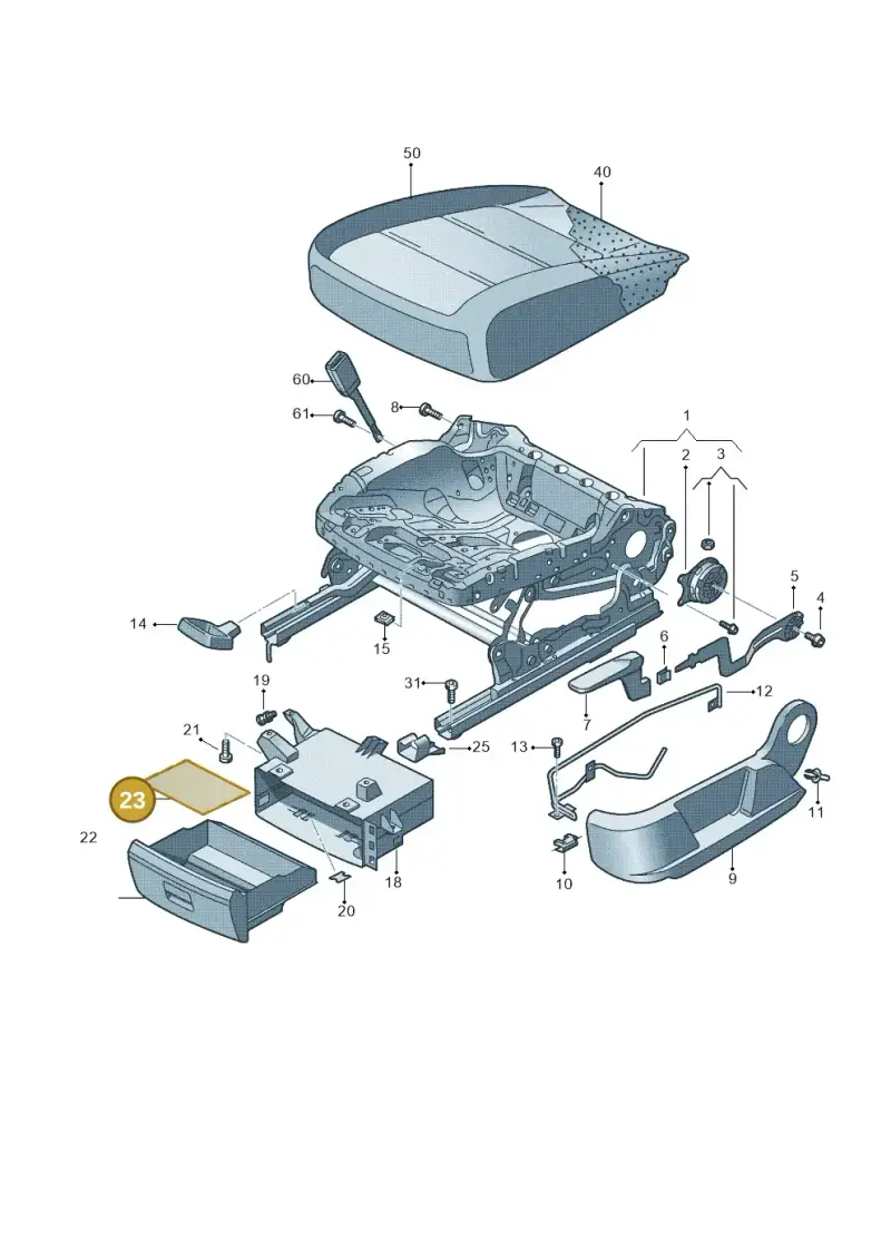 5N0881891 — Volkswagen TIGUAN                 08> (2007-) diagram 634881000, position 23