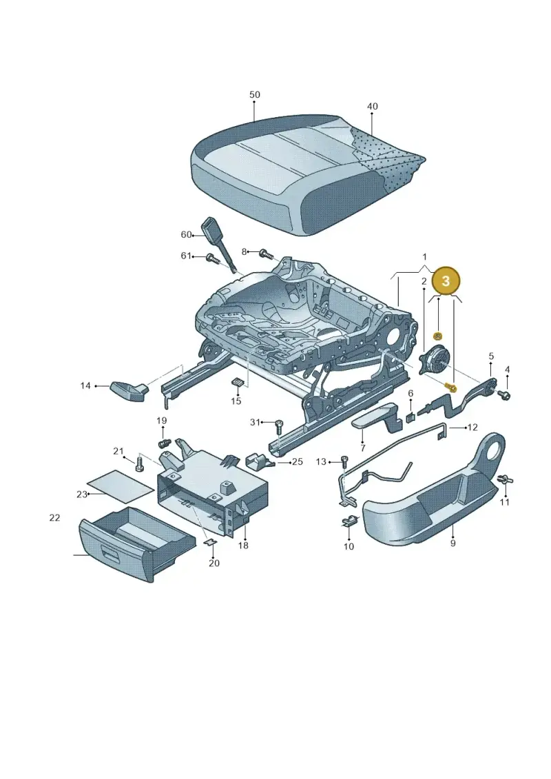 5N0898053 — Volkswagen TIGUAN                 08> (2007-) diagram 634881000, position 3