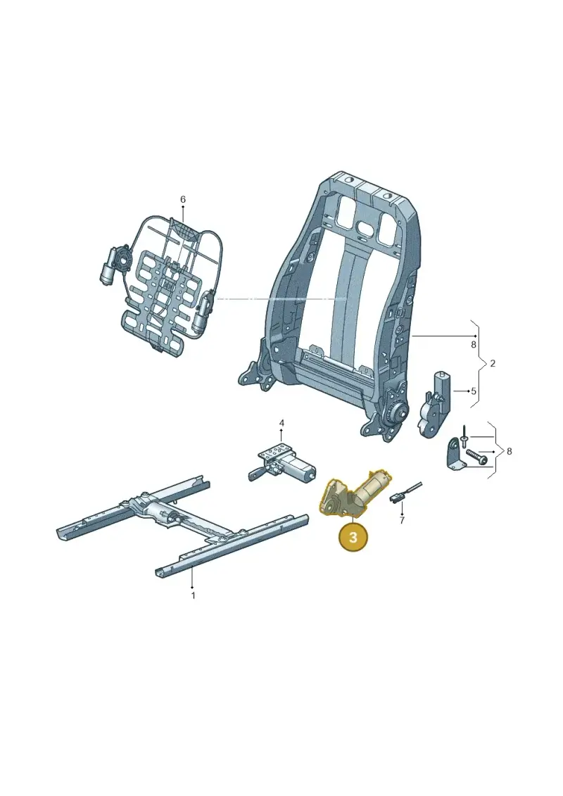 5N0959112A — Volkswagen Sharan Blue Motion (2010-2015) diagram 649959450, position 3