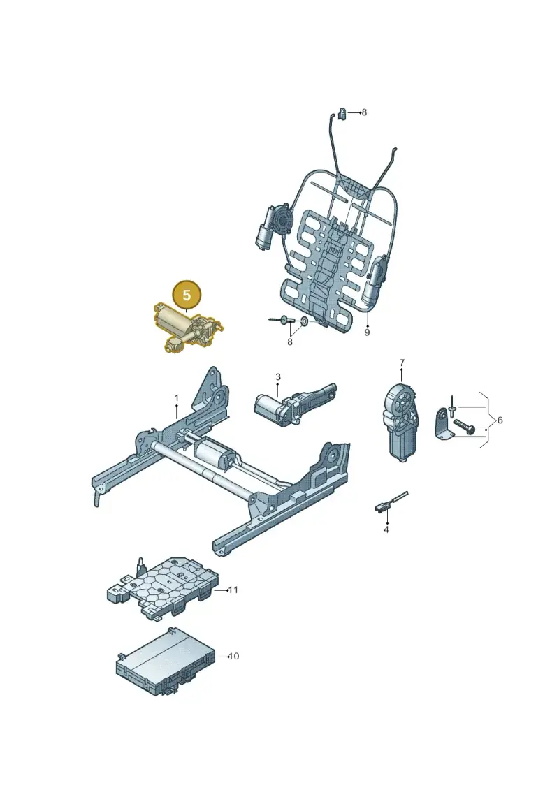 5N0959761C — Volkswagen TIGUAN                 08> (2007-) diagram 634959450, position 5
