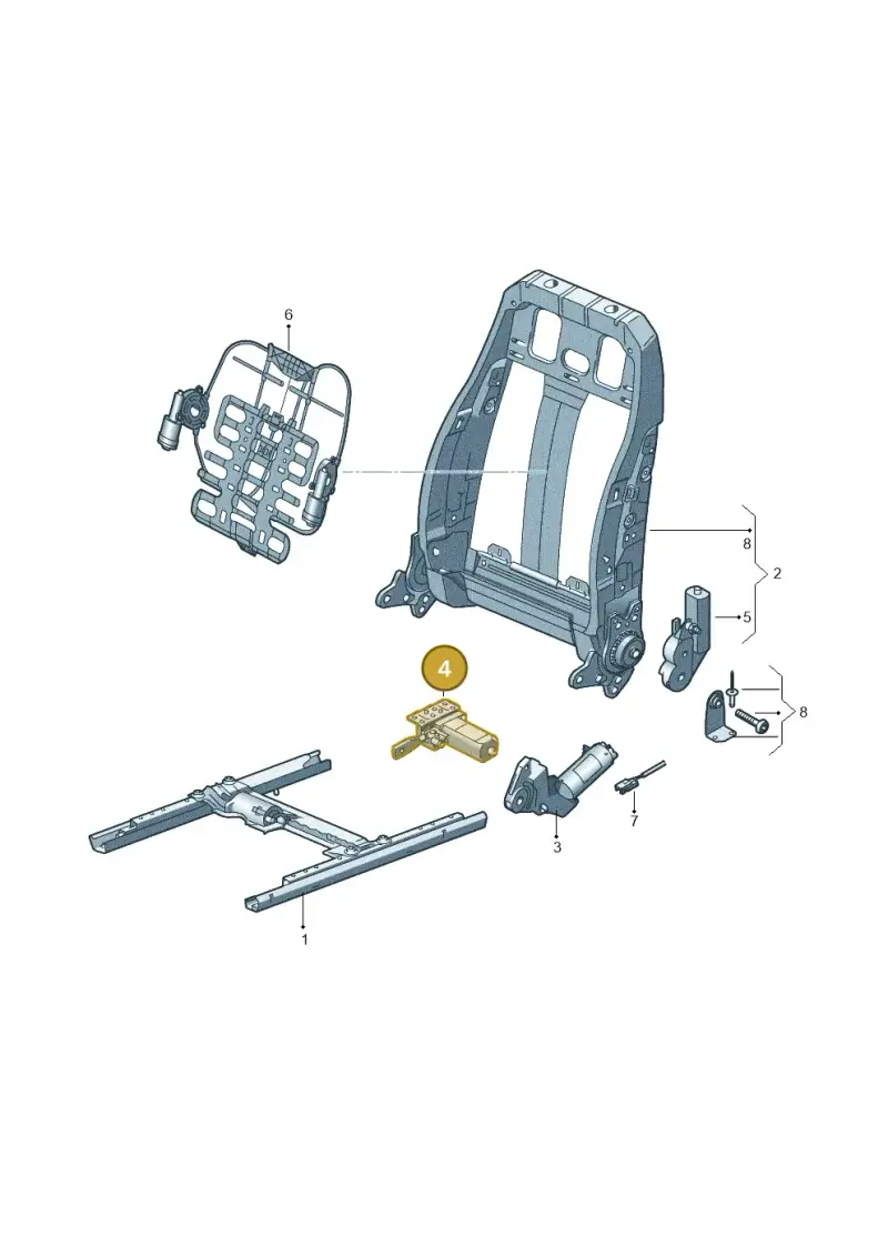 5N0959762C — Volkswagen Sharan Blue Motion (2010-2015) diagram 649959450, position 4