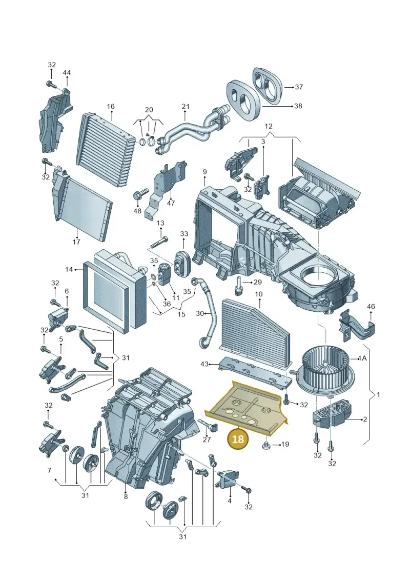 5N1819593 — Volkswagen Tiguan 4Motion (2011-2018) diagram 649820200, position 18