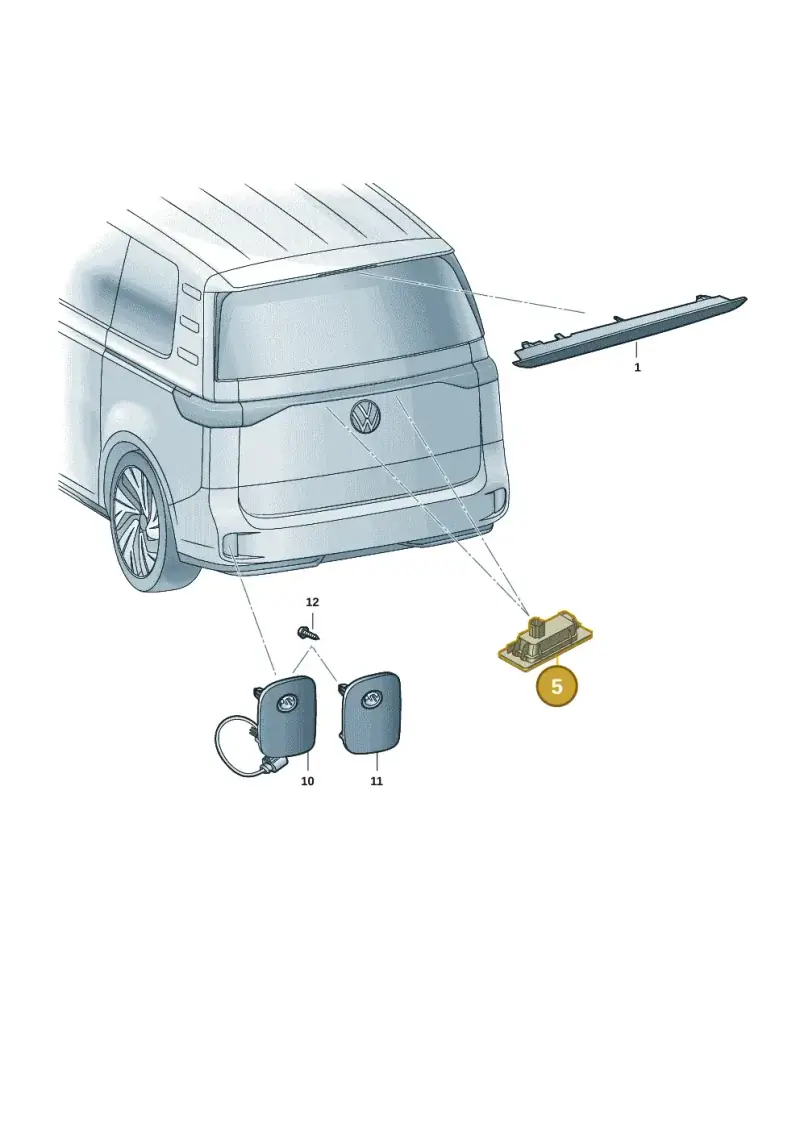 5NA943021 — Volkswagen ID.Buzz (2022-) diagram 15a945030, position 5