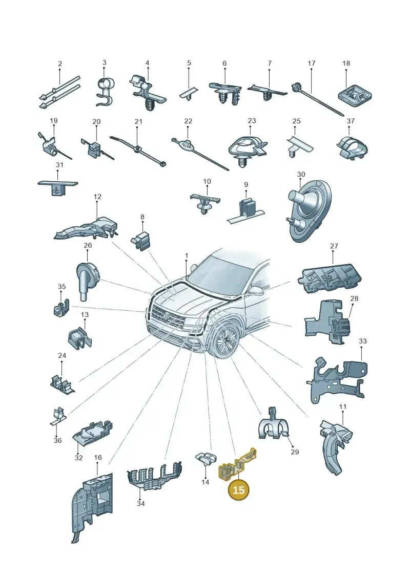 5NA971796A — Volkswagen Atlas Cross Sport (2023-) diagram 829971820, position 15