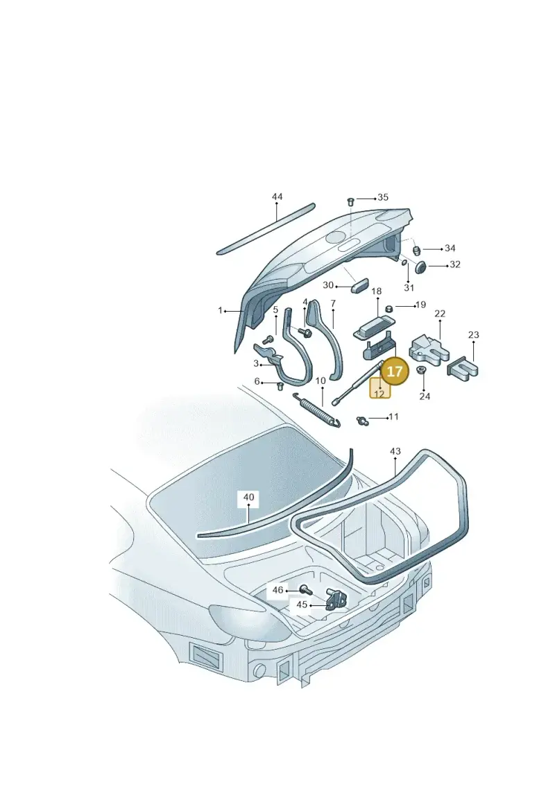 5ND827566B — Volkswagen New Passat (2011-2019) diagram 714827000, position 17