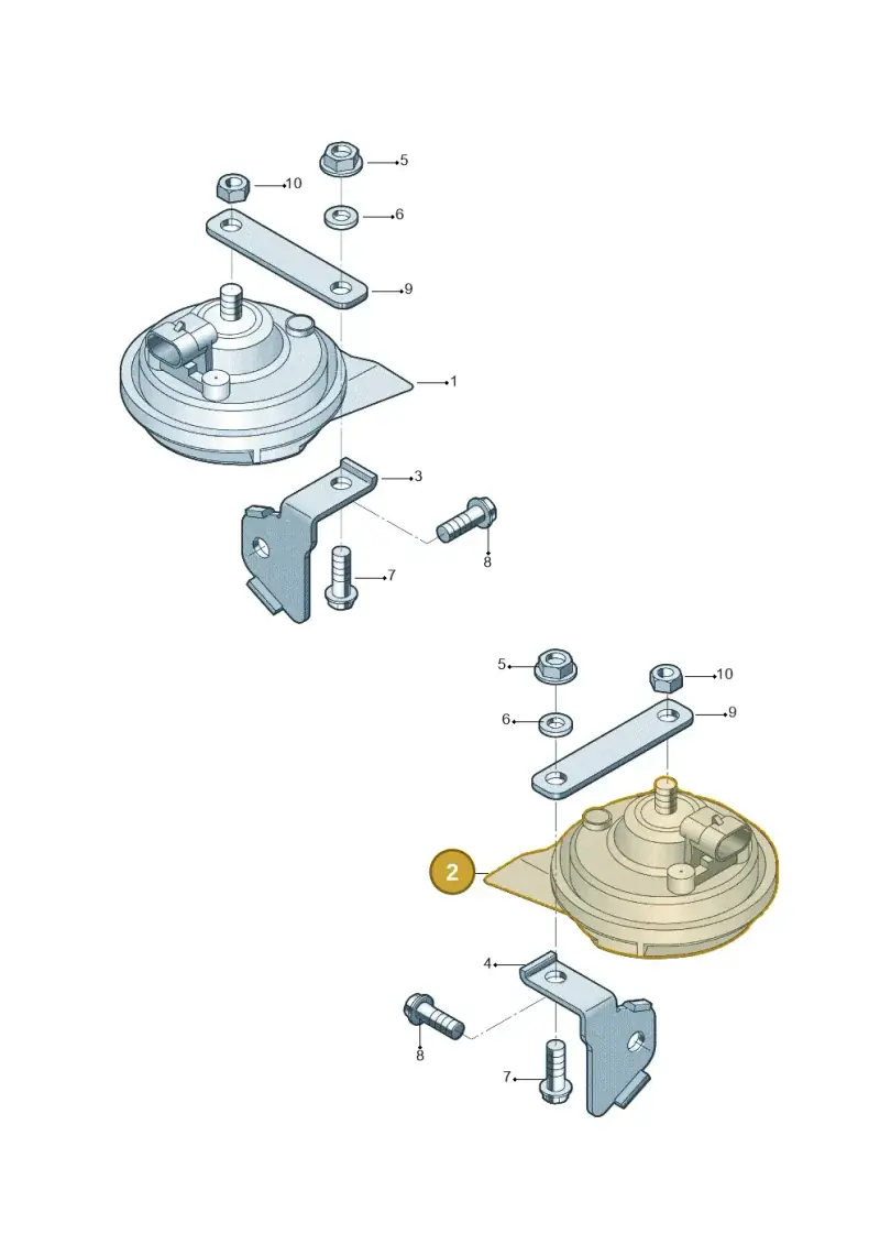 5ND951221 — Volkswagen Passat Pro (2024-) diagram 617951000, position 2