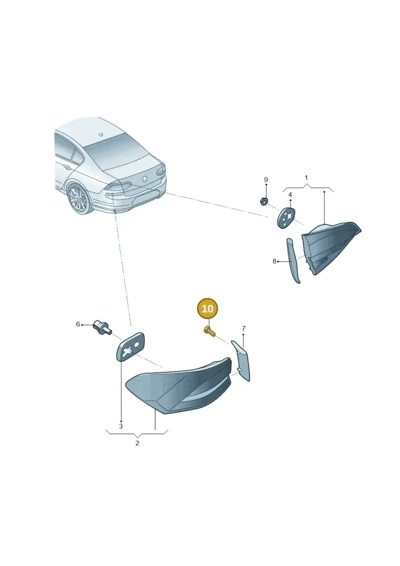 5P0945246A — Volkswagen Lavida (2019-2021) diagram 427945000, position 10