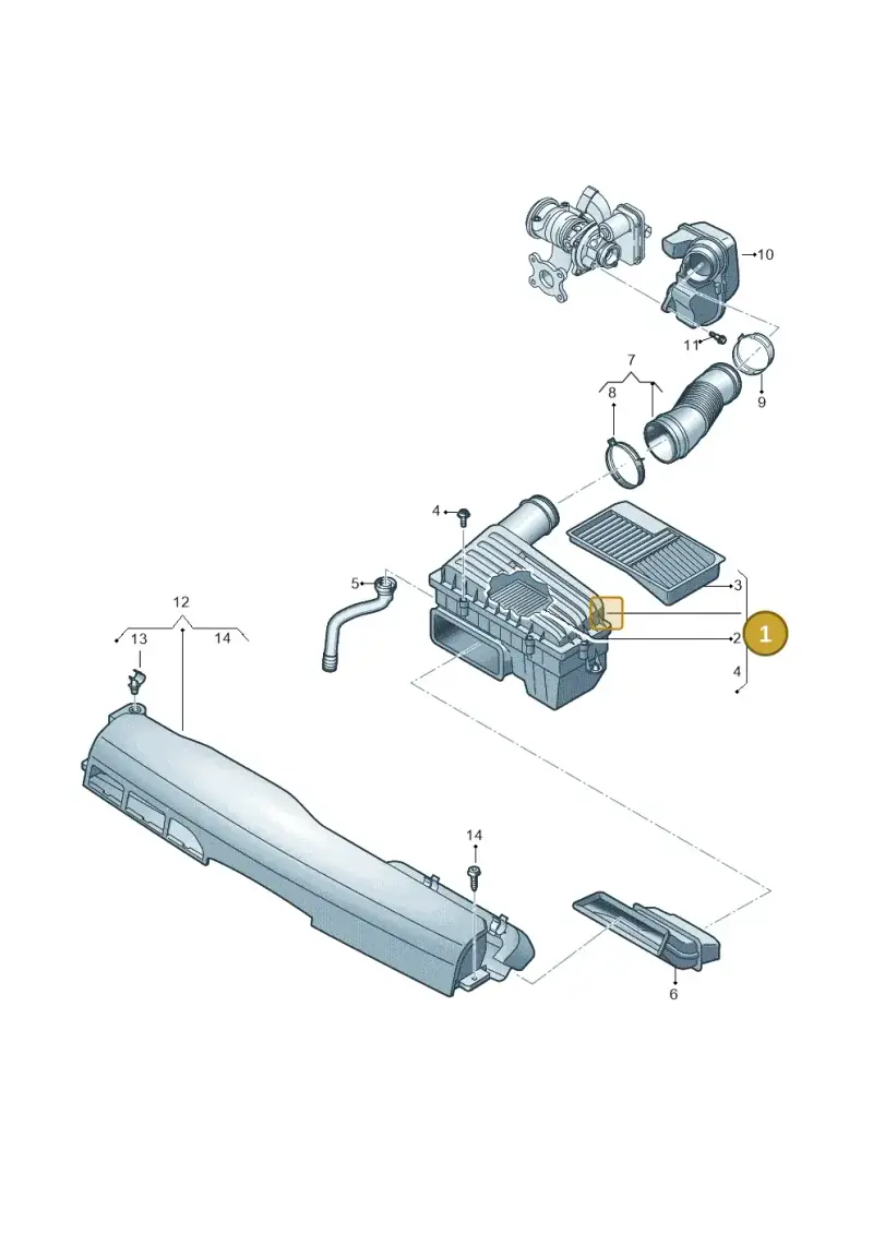 5Q0129607BD — Volkswagen Taigo (2021-2024) diagram 837129050, position 1