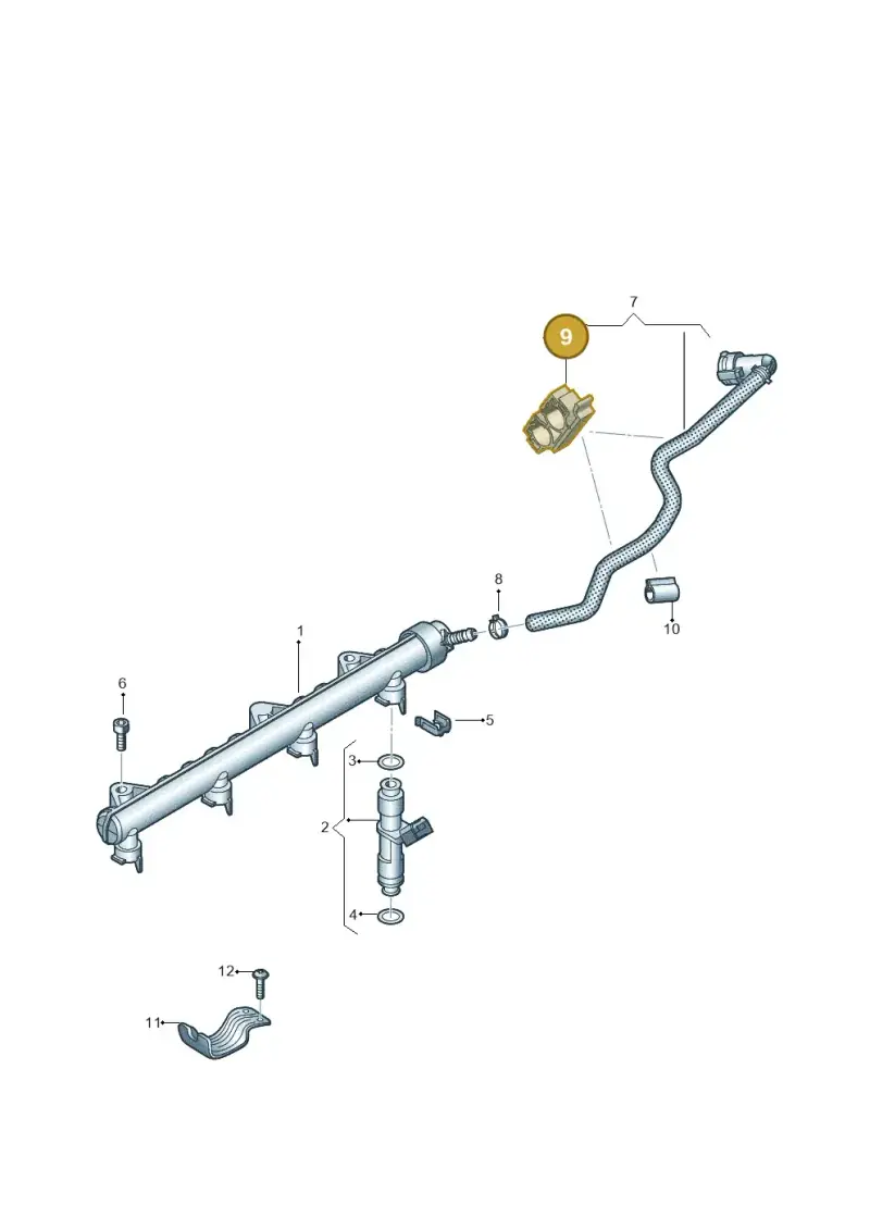 5Q0133687C — Volkswagen Caddy Maxi Kombi (2020-2024) diagram 781133550, position 9