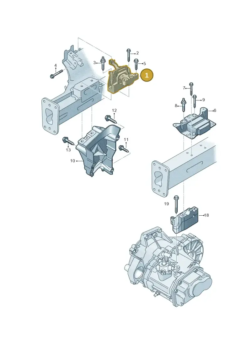5Q0199262BD — Volkswagen Golf 2.0 (2016-2020) diagram 827199270, position 1